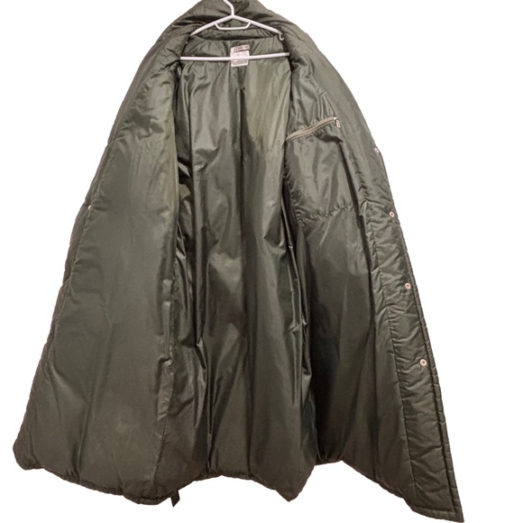 Bogner Vintage made in Western Germany green long parka Down filled size EU48 - Picture 4 of 16